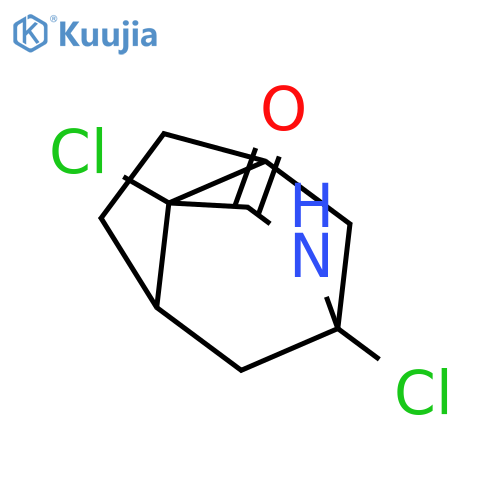 3,7-Methano-1H-cyclopenta[c]pyridin-1-one, 3,7a-dichlorooctahydro- structure