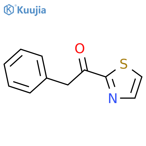 2-Phenyl-1-thiazol-2-yl-ethanone structure