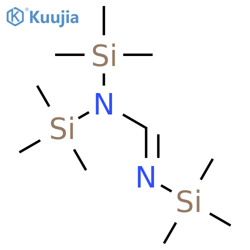 Methanimidamide, N,N,N'-tris(trimethylsilyl)- structure