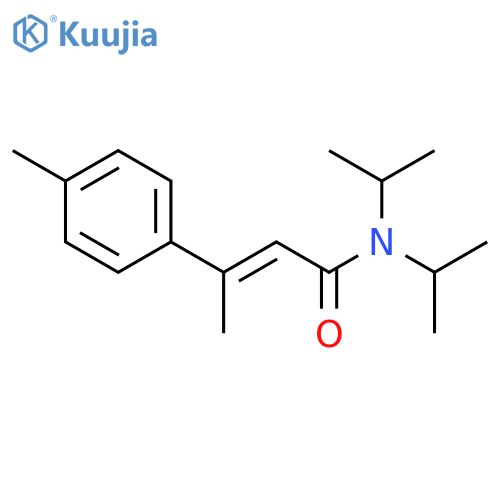 2-Butenamide, N,N-bis(1-methylethyl)-3-(4-methylphenyl)-, (E)- structure