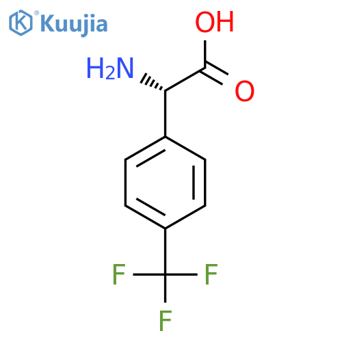 4-(Trifluoromethyl)phenylglycine structure
