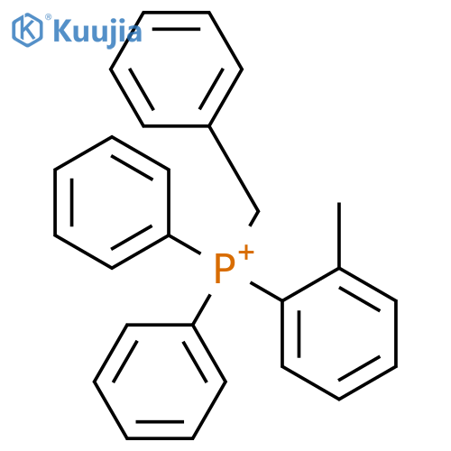 Phosphonium,(2-methylphenyl)diphenyl(phenylmethyl)-, chloride (1:1) structure