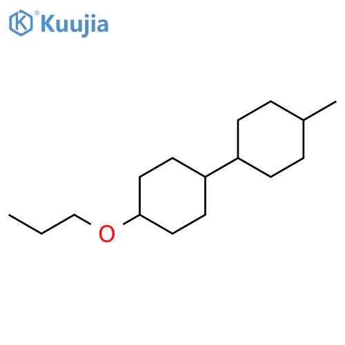 1,1'-Bicyclohexyl, 4-methyl-4'-propoxy- structure