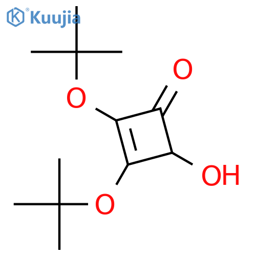 2,3-Di-tert-butoxy-4-hydroxy-2-cyclobuten-1-one structure