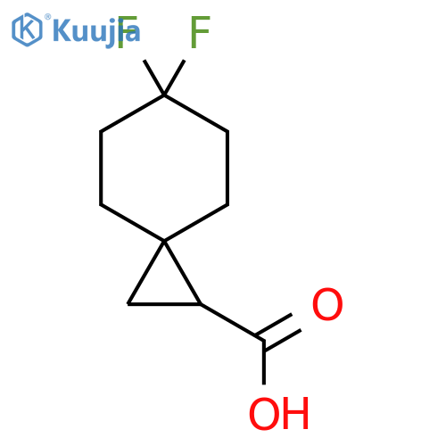 6,6-Difluorospiro[2.5]octane-1-carboxylic acid structure