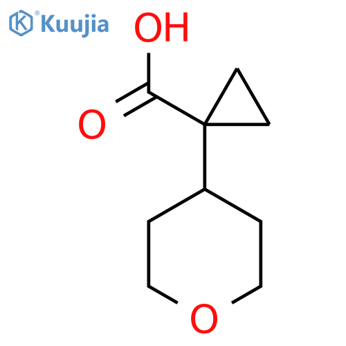 1-(oxan-4-yl)cyclopropane-1-carboxylic acid structure