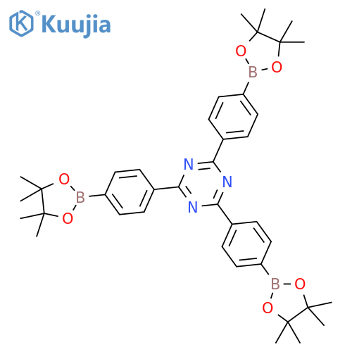 1,3,5-Triazine, 2,4,6-tris[4-(4,4,5,5-tetramethyl-1,3,2-dioxaborolan-2-yl)phenyl]- structure
