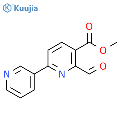 6-Formyl-[2,3]bipyridinyl-5-carboxylic acid methyl ester structure