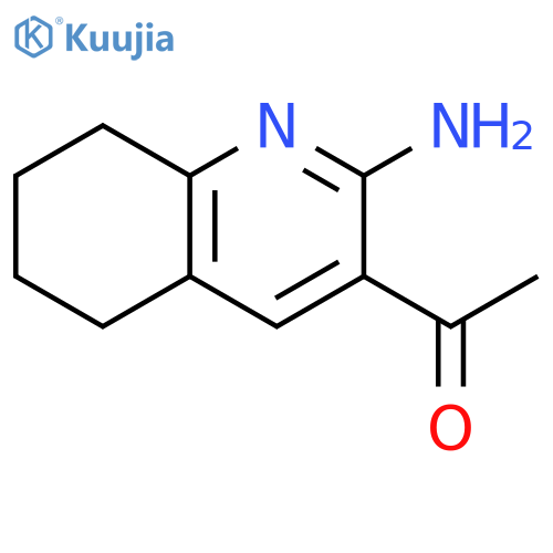 1-(2-Amino-5,6,7,8-tetrahydro-quinolin-3-yl)-ethanone structure