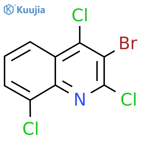 3-Bromo-2,4,8-trichloroquinoline structure