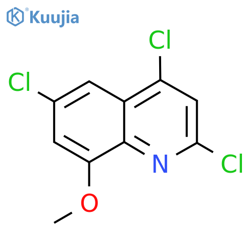 2,4,6-Trichloro-8-methoxyquinoline structure