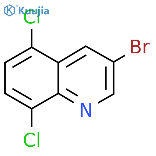 3-Bromo-5,8-dichloroquinoline structure