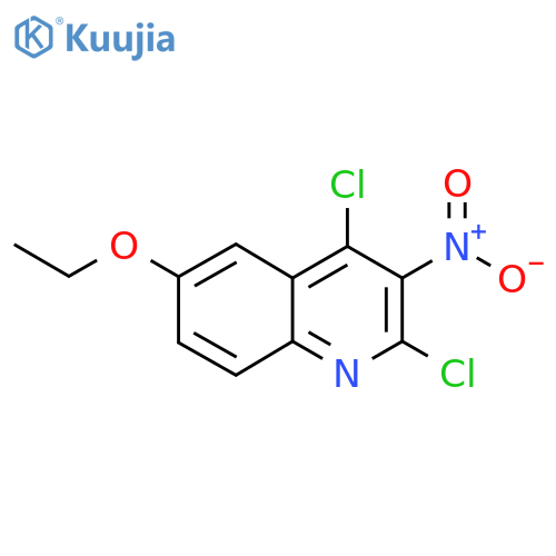 2,4-Dichloro-6-ethoxy-3-nitroquinoline structure