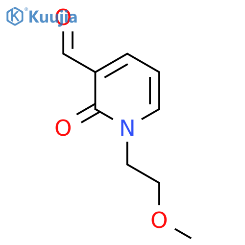 1-(2-Methoxyethyl)-2-oxo-1,2-dihydropyridine-3-carbaldehyde structure