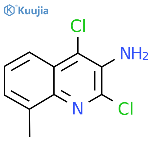 2,4-Dichloro-8-methylquinolin-3-amine structure