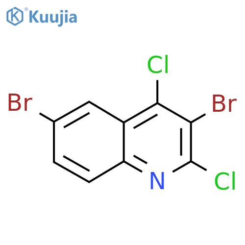 3,6-Dibromo-2,4-dichloroquinoline structure