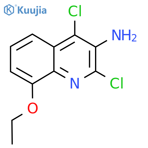 2,4-Dichloro-8-ethoxyquinolin-3-amine structure