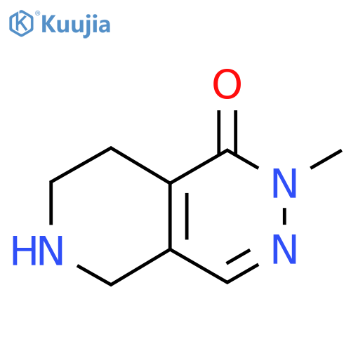 2-Methyl-5,6,7,8-tetrahydropyrido[3,4-d]pyridazin-1(2H)-one structure