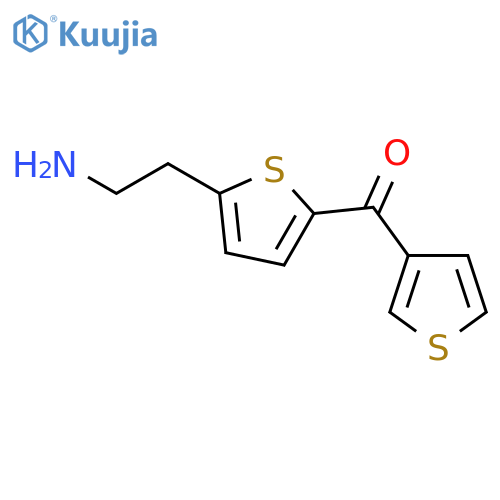 2-5-(thiophene-3-carbonyl)thiophen-2-ylethan-1-amine structure