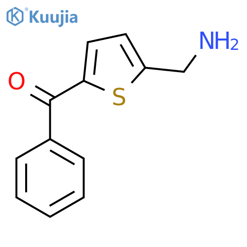 (5-Benzoylthiophen-2-yl)methanamine structure