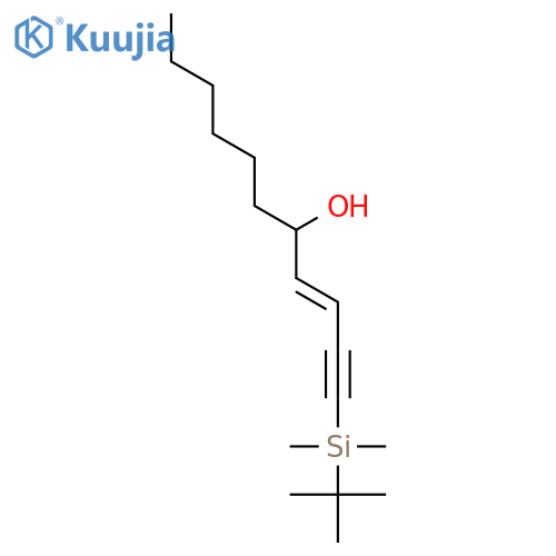 3-Undecen-1-yn-5-ol, 1-[(1,1-dimethylethyl)dimethylsilyl]-, (E)- structure