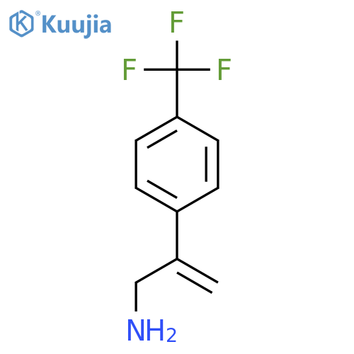 2-4-(trifluoromethyl)phenylprop-2-en-1-amine structure