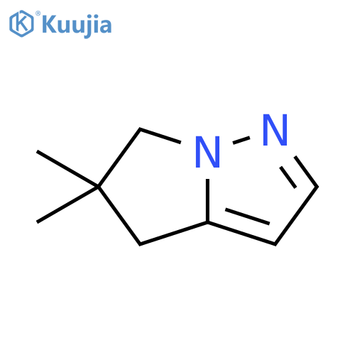 5,5-dimethyl-4,6-dihydropyrrolo[1,2-b]pyrazole structure