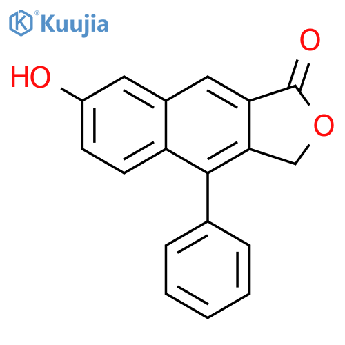 Naphtho[2,3-c]furan-1(3H)-one, 7-hydroxy-4-phenyl- structure