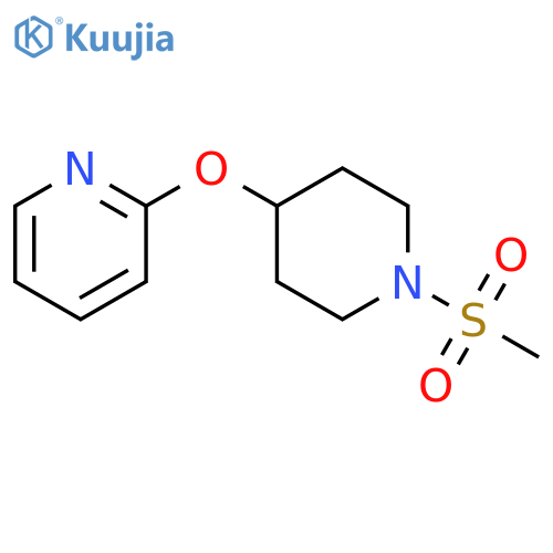 2-[(1-methanesulfonylpiperidin-4-yl)oxy]pyridine structure