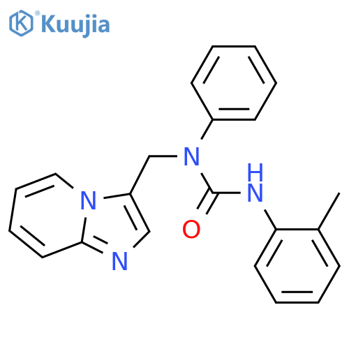 1-({imidazo[1,2-a]pyridin-3-yl}methyl)-3-(2-methylphenyl)-1-phenylurea structure