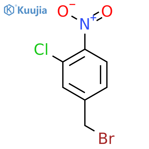 Benzene, 4-(bromomethyl)-2-chloro-1-nitro- structure