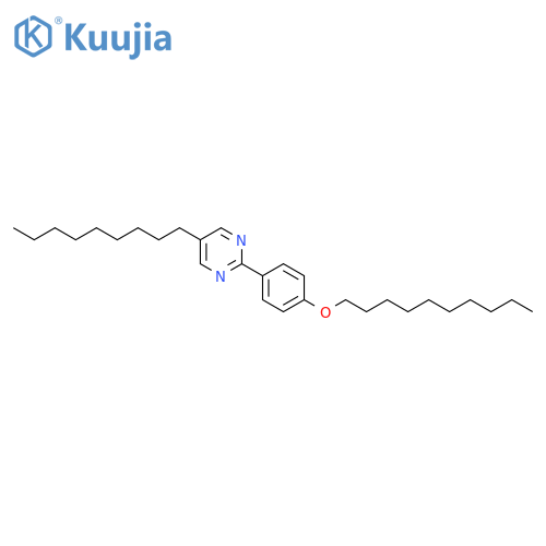 Pyrimidine,2-[4-(decyloxy)phenyl]-5-nonyl- structure