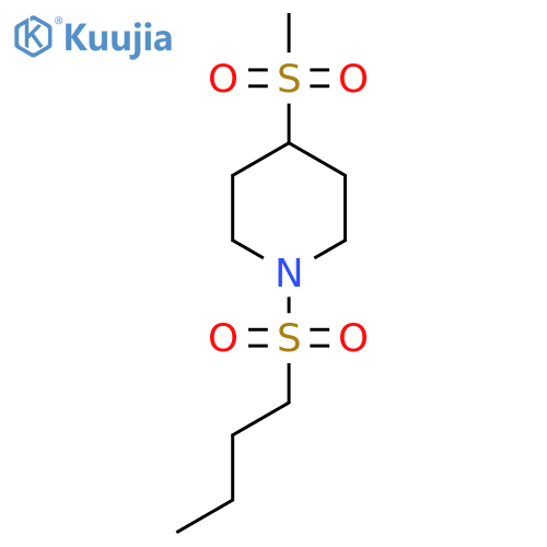 1-(butane-1-sulfonyl)-4-methanesulfonylpiperidine structure