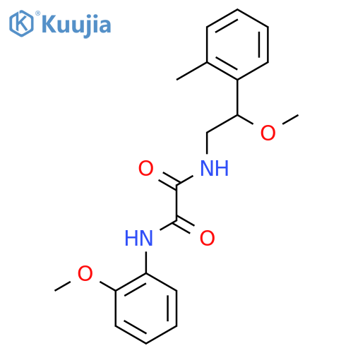 N1-(2-methoxy-2-(o-tolyl)ethyl)-N2-(2-methoxyphenyl)oxalamide structure