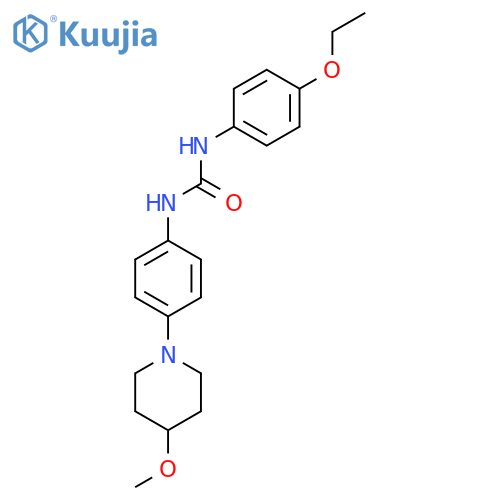 1-(4-ethoxyphenyl)-3-4-(4-methoxypiperidin-1-yl)phenylurea structure