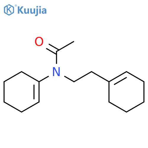 Acetamide, N-1-cyclohexen-1-yl-N-[2-(1-cyclohexen-1-yl)ethyl]- structure