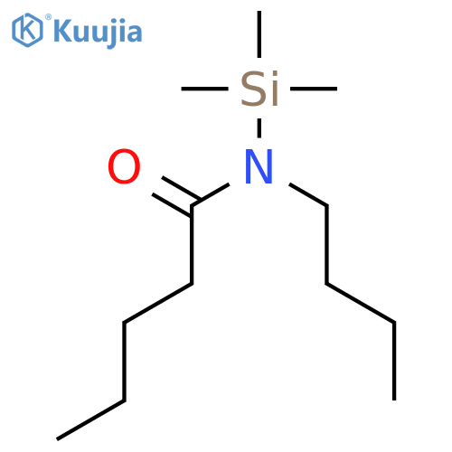 Pentanamide, N-butyl-N-(trimethylsilyl)- structure
