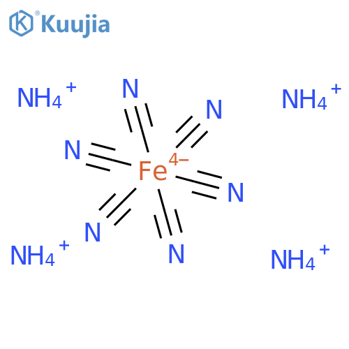 Ammonium Hexacyanoferrate(II) structure