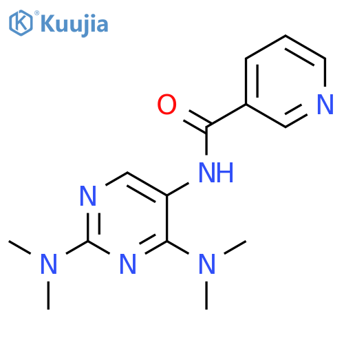N-2,4-bis(dimethylamino)pyrimidin-5-ylpyridine-3-carboxamide structure