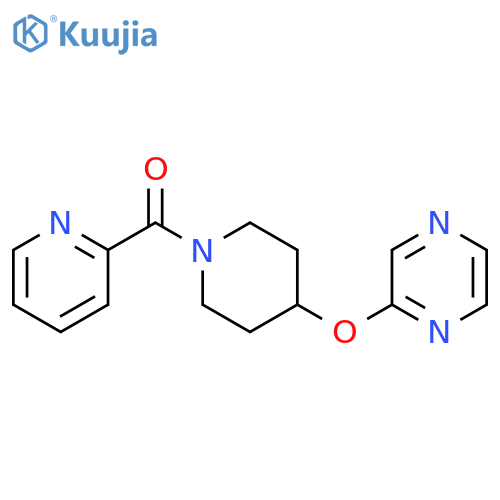 2-{[1-(pyridine-2-carbonyl)piperidin-4-yl]oxy}pyrazine structure