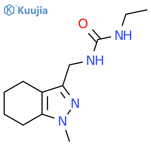3-ethyl-1-(1-methyl-4,5,6,7-tetrahydro-1H-indazol-3-yl)methylurea structure