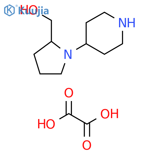 [1-(piperidin-4-yl)pyrrolidin-2-yl]methanol; oxalic acid structure
