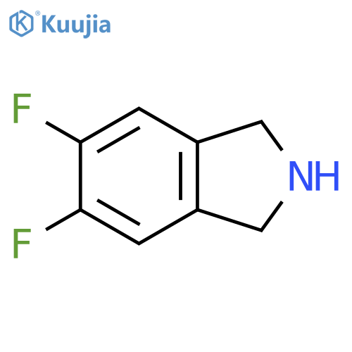 5,6-difluoro-2,3-dihydro-1H-isoindole structure