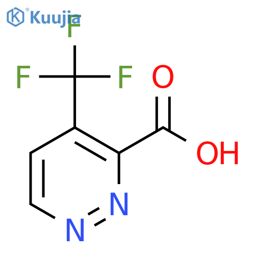 4-(Trifluoromethyl)pyridazine-3-carboxylic acid structure