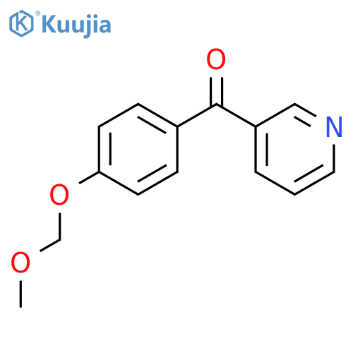 4-(Methoxymethoxy)phenyl(pyridin-3-yl)methanone structure