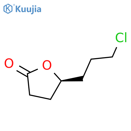 2(3H)-Furanone, 5-(3-chloropropyl)dihydro-, (R)- structure
