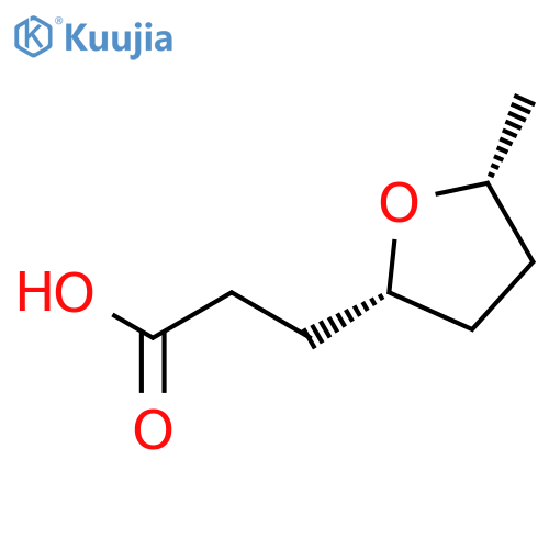 2-Furanpropanoic acid, tetrahydro-5-methyl-, (2R,5R)-rel- structure