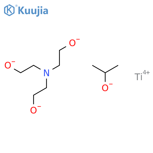 Titanium,[[2,2',2''-(nitrilo-kN)tris[ethanolato-kO]](3-)](2-propanolato)-, (TB-5-13)- structure