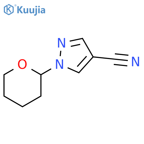1-(Tetrahydropyran-2-yl)-1H-pyrazole-4-carbonitrile structure