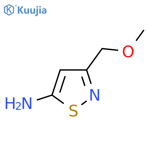3-(Methoxymethyl)isothiazol-5-amine structure